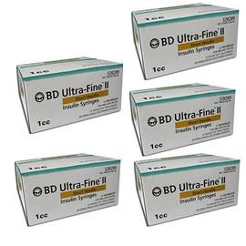 BD Ultra-Fine Insulin Syringes Short Needle 31g 1cc 5/16in 90/bx Case of 5 - Total Diabetes Supply
