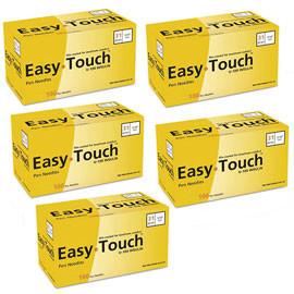 EasyTouch Pen Needle - 31G 3/16" - BX 100 - Case of 5 - Total Diabetes Supply
