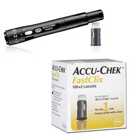 Accu-Chek Fastclix Lancing Device w/ FastClix Lancets - 102ct - Total Diabetes Supply
