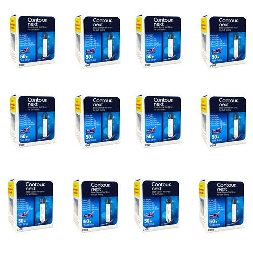 Bayer Contour Next Test Strips - 50 ct. - Qty of 12