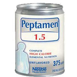 Nestle Healthcare Nutrition Peptamen 1.5 Complete High-Calorie Elemental Unflavored Liquid Nutrition 250mL - Total Diabetes Supply
