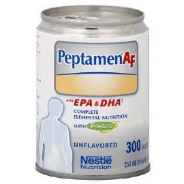 Nestle Healthcare Nutrition Peptamen AF Complete Elemental Nutrition with EPA, DHA and Prebio1 Unflavored Liquid 250mL Can - Total Diabetes Supply
