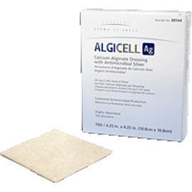 Derma Algicell Ag Antimicrobial Silver Dressing 4" x 8", Latex-free (5 pcs. per box) - Total Diabetes Supply
