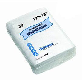 Dynarex Washcloth 12" x 13", Dry Wipes, Highly-absorbent - One pkg of 50 each - Total Diabetes Supply
