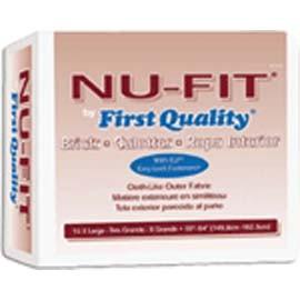 NU-Fit Adult Brief, White, XL (59" to 64") - One pkg of 15 each - Total Diabetes Supply
