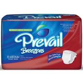 Prevail Breezer Adult Brief Large 45-58" Waist, Latex-free - One pkg of 18 each - Total Diabetes Supply
