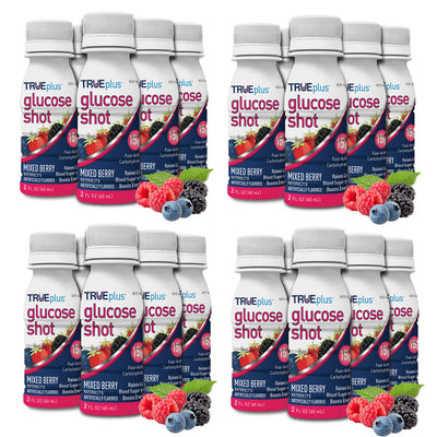 TRUEplus Glucose Shot - Mixed Berry - 2 oz