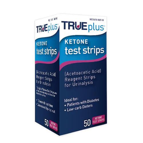 TRUEplus Ketone Urine Test Strips - 50 Bx