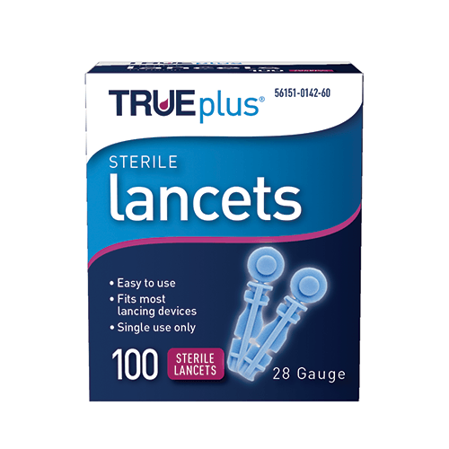 TRUEplus Single-Use Lancets 28G - 100 ct.