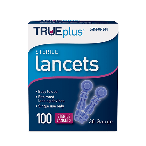 TRUEplus Single-Use Lancets 30G - 100 ct.