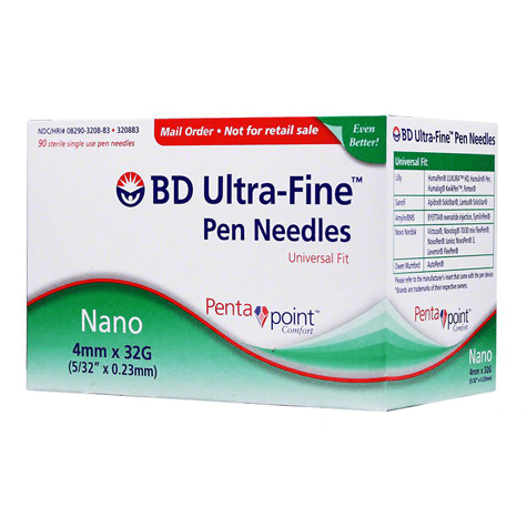 32G x 5mm Pen Needles by Clever Choice Comfort EZ