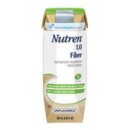 Nestle Nutren 1.0 Fiber Complete Liquid Nutrition with Prebio1 Unflavored 250mL
