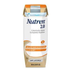 Nestle Nutren 2.0 Complete Liquid Nutrition Unflavored 8 oz/250mL Can
