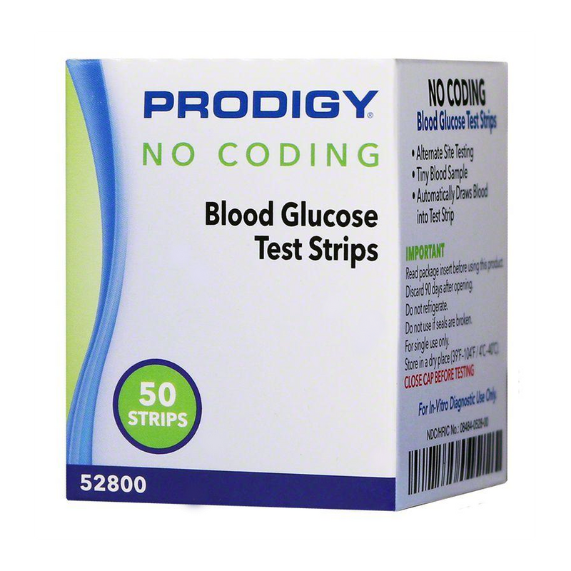 Prodigy No Coding Glucose Test Strips - 50 ct.