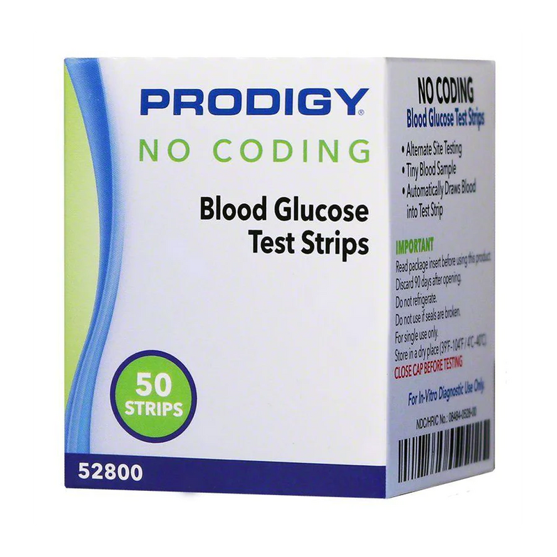Prodigy VOICE/No Coding Glucose Test Strips - 50 ct.