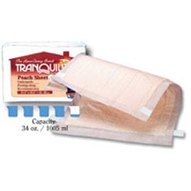 Tranquility Peach Sheet Underpad 21-1/2" x 32-1/2" 34 oz, Latex Free - One pkg of 12 each - Total Diabetes Supply
