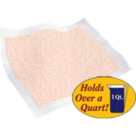 Tranquility Heavy Duty Underpad 30" x 36", 34 oz, Peach, Latex-free - One pkg of 10 each - Total Diabetes Supply
