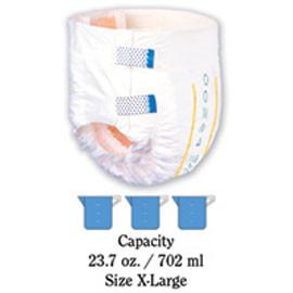 Tranquility SlimLine Junior Disposable Brief, 10-1/5 oz Fluid Capacity, Latex-Free, (24 - 42 lb) - One pkg of 12 each - Total Diabetes Supply

