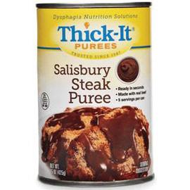 Kent Precision Foods Group Thick-It Salisbury Steak Puree 15 oz - Total Diabetes Supply
