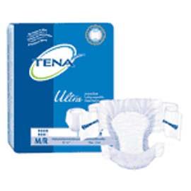 TENA Stretch Ultra Absorbency Brief, Medium/Regular 32" to 52" Waist Size - One pkg of 36 each - Total Diabetes Supply
