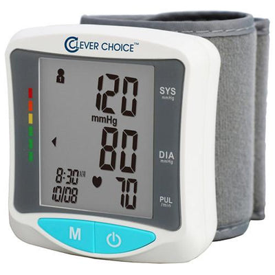 Clever Choice Wrist English and Spanish Talking Blood Pressure Monitor