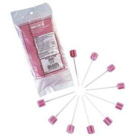 Sage Products Toothette Untreated Oral Swab 24" L, 3/8" Thick, Pink, Unflavored - One Each